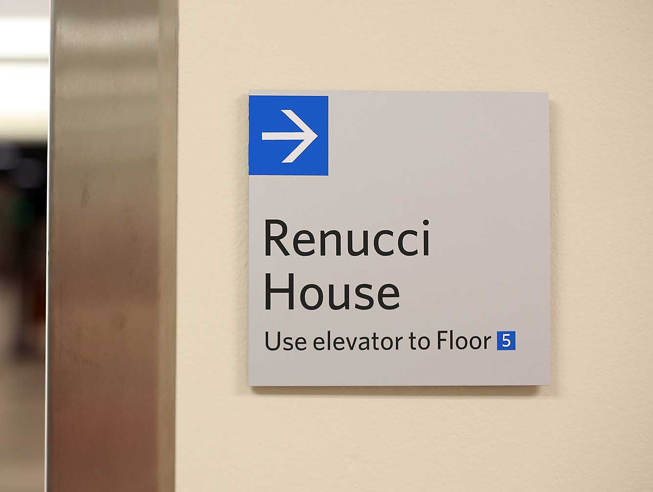 spectrum-health-system_renucci-sign.jpg Art Direction by: Bart Crosby, Crosby Associates